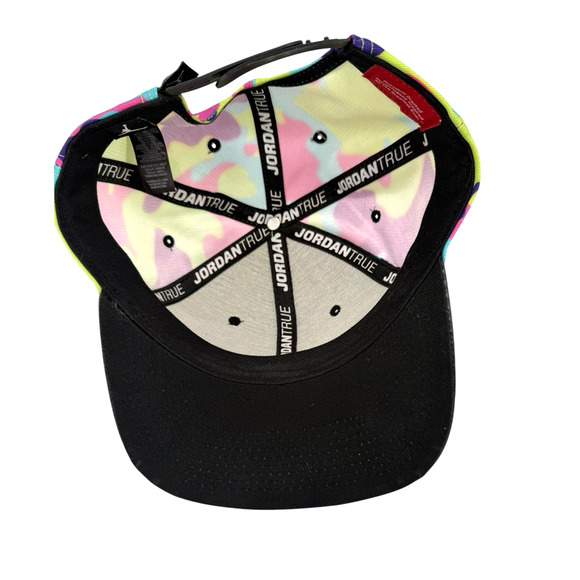 Air Jordan True Hat Men Black Camo Embroidered Logo Jumpman Snap Back Cap NWOT - Picture 8 of 11